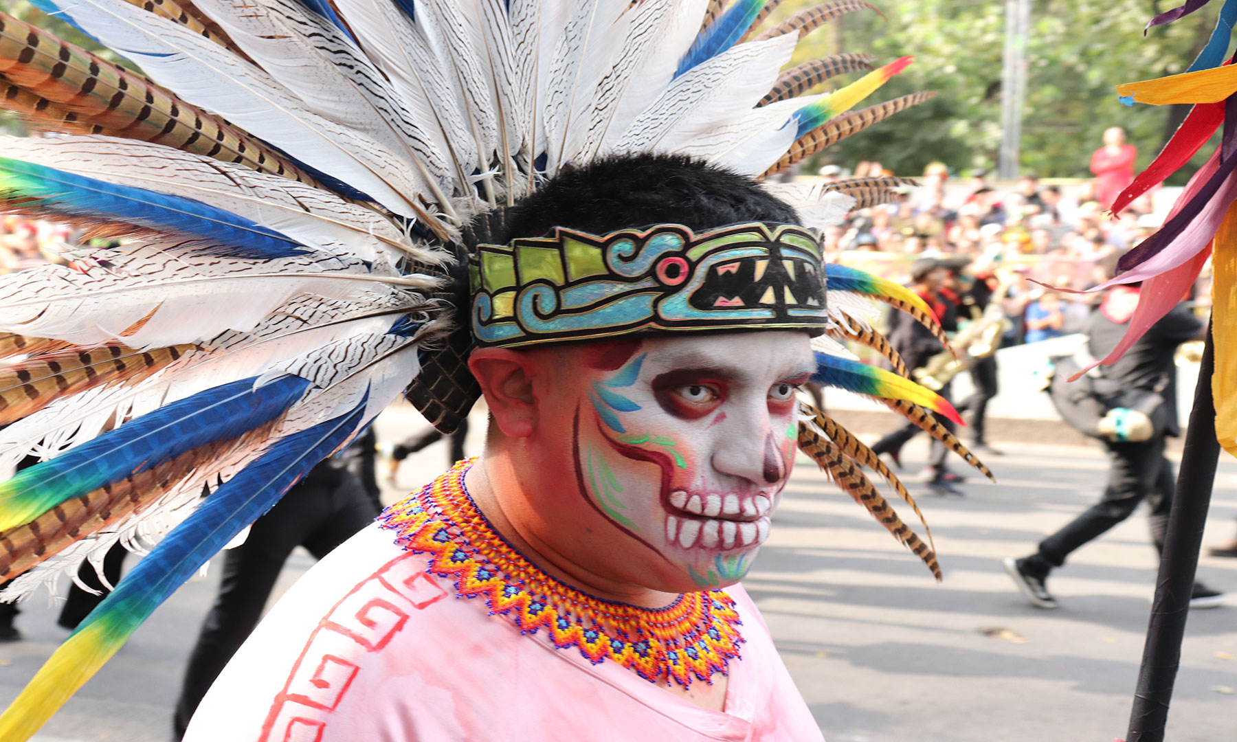 Catrín con penacho mexica